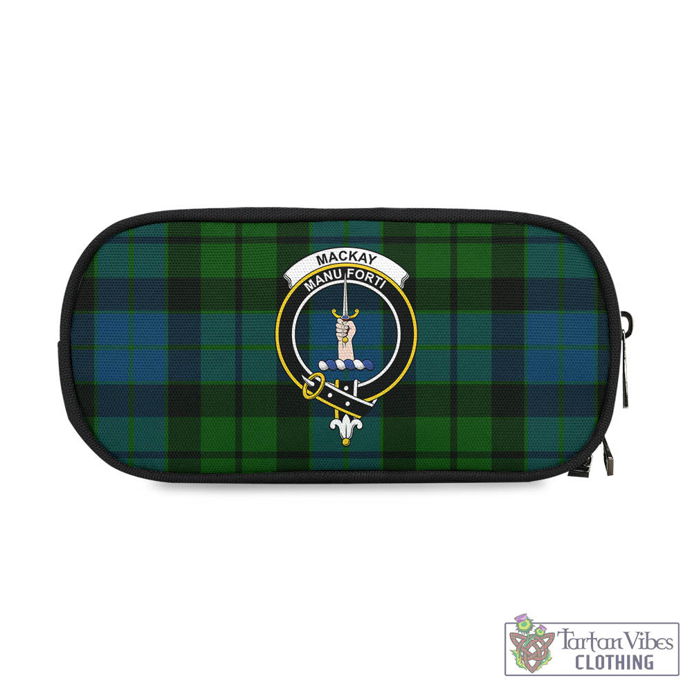 Tartan Vibes Clothing MacKay Modern Tartan Pen and Pencil Case with Family Crest
