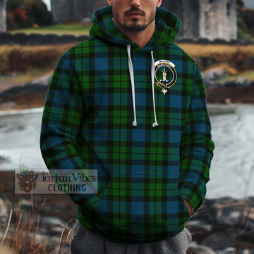 MacKay (McKay) Tartan Cotton Hoodie with Family Crest