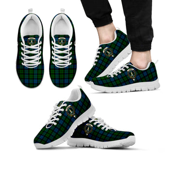 MacKay (McKay) Tartan Sneakers with Family Crest
