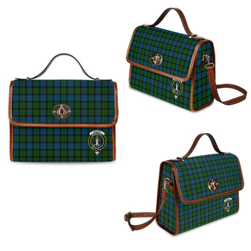 mackay-modern-tartan-leather-strap-waterproof-canvas-bag-with-family-crest