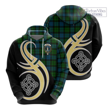 MacKay (McKay) Tartan Hoodie with Family Crest and Celtic Symbol Style - Tartan Vibes Clothing