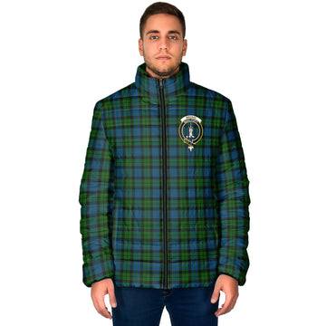 MacKay (McKay) Tartan Padded Jacket with Family Crest