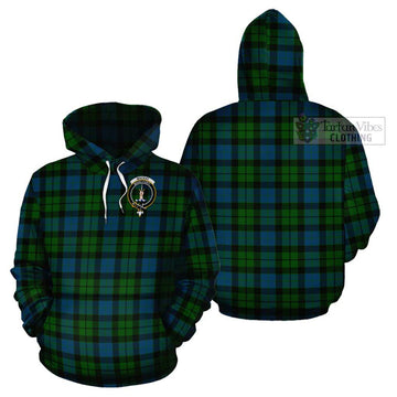 MacKay (McKay) Tartan Cotton Hoodie with Family Crest