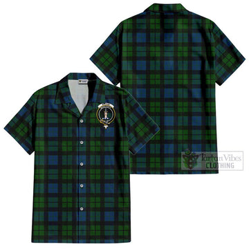 MacKay (McKay) Tartan Cotton Hawaiian Shirt with Family Crest Kid - Tartan Vibes Clothing