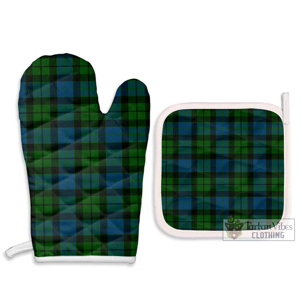 MacKay (McKay) Tartan Combo Oven Mitt & Pot-Holder Combo 1 Oven Mitt & 2 Pot-Holder White - Tartan Vibes Clothing