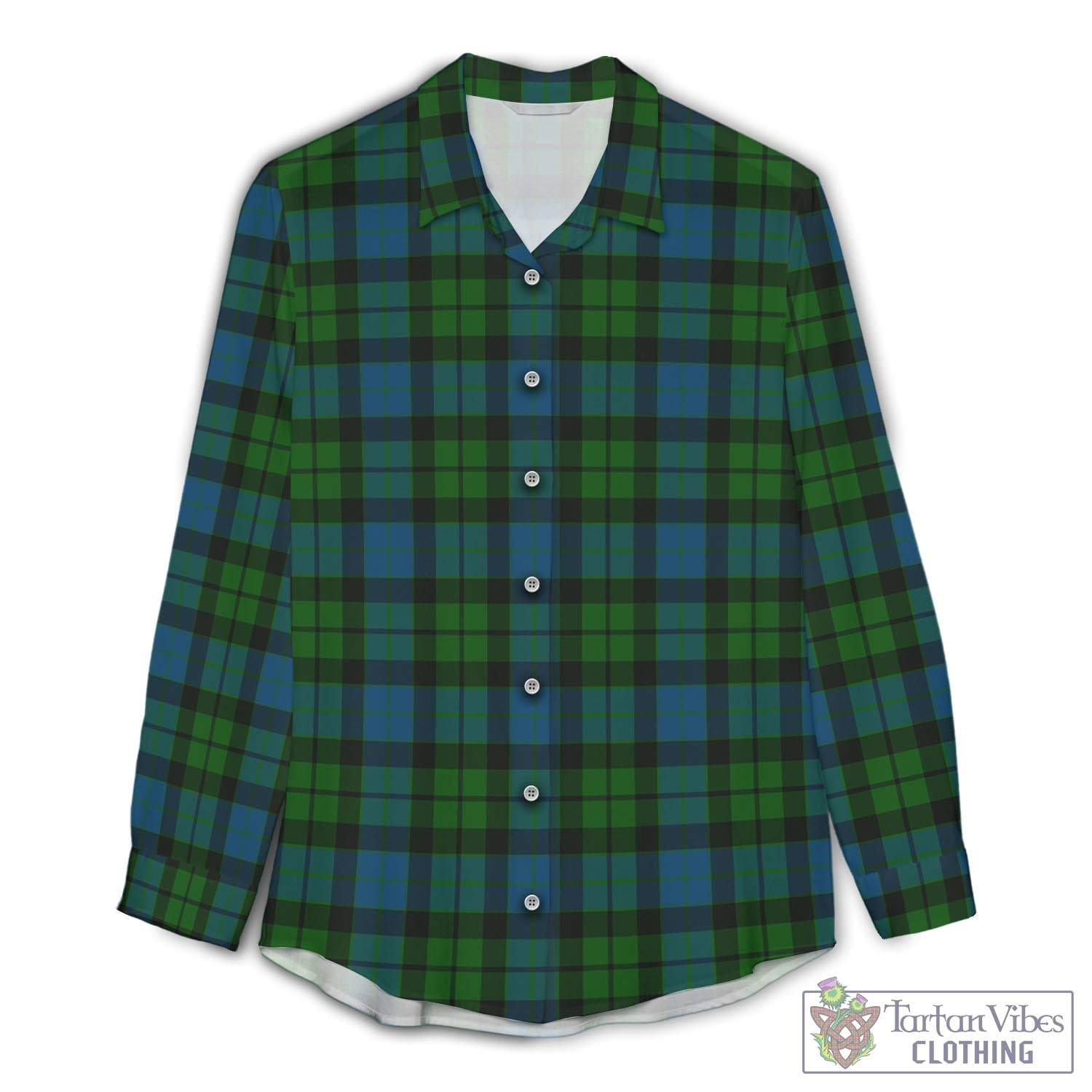 MacKay Modern Tartan Womens Casual Shirt