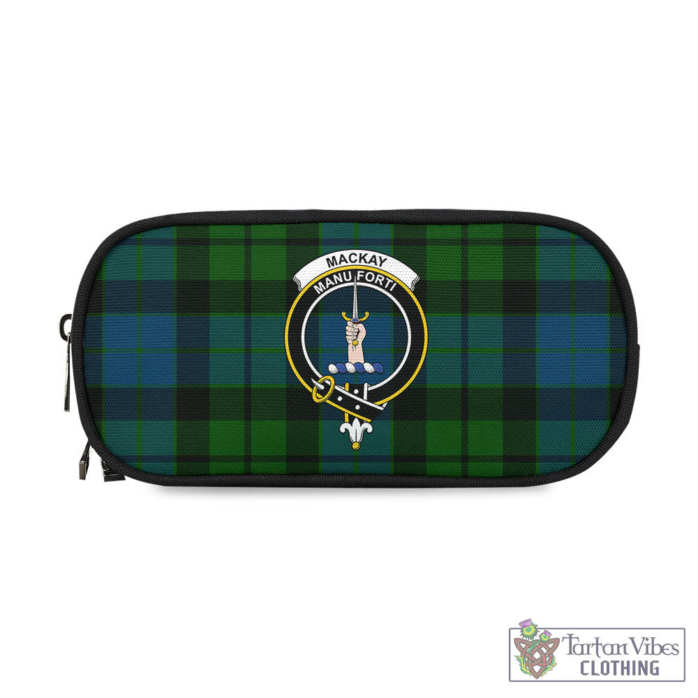 Tartan Vibes Clothing MacKay Modern Tartan Pen and Pencil Case with Family Crest