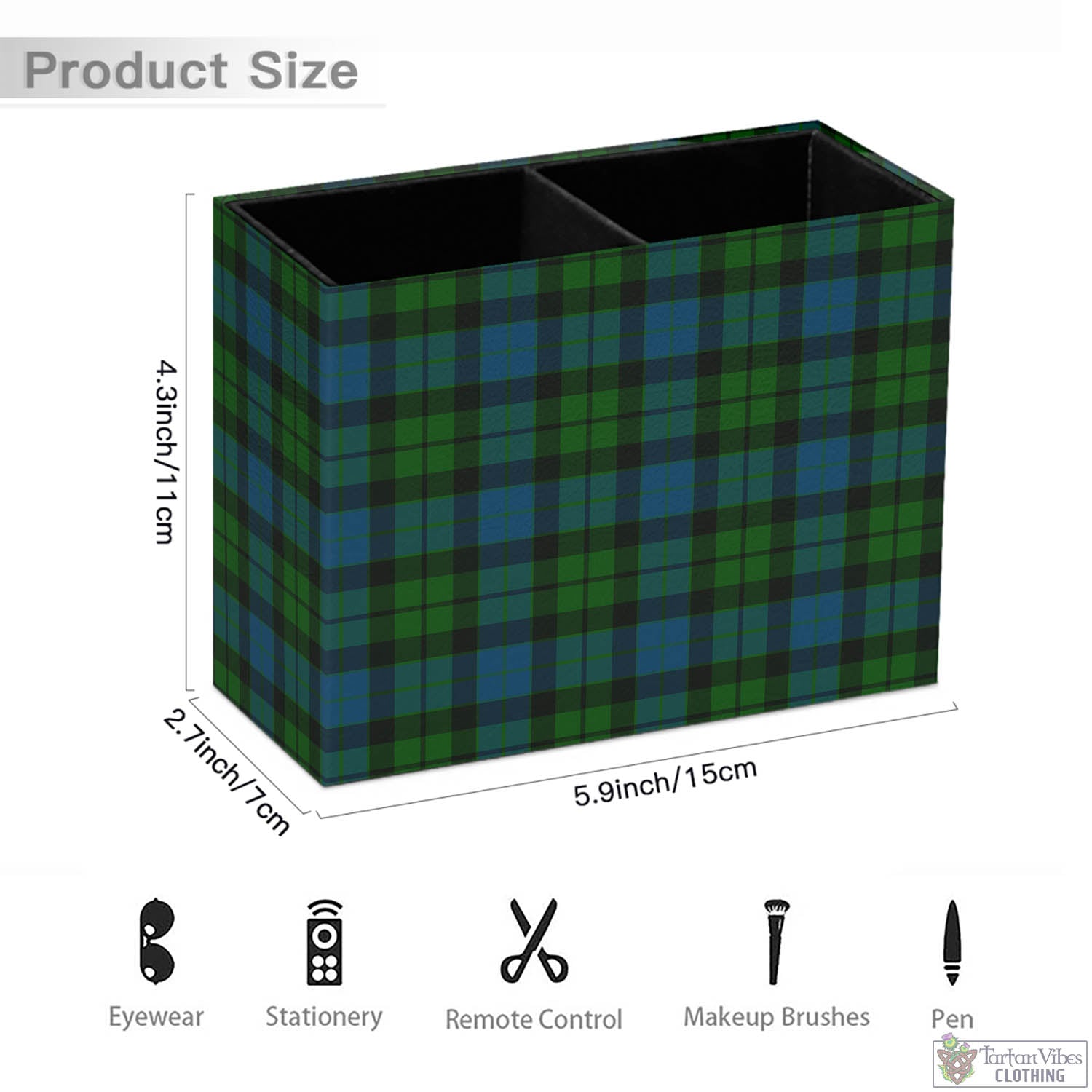 Tartan Vibes Clothing MacKay Modern Tartan Pen Holder