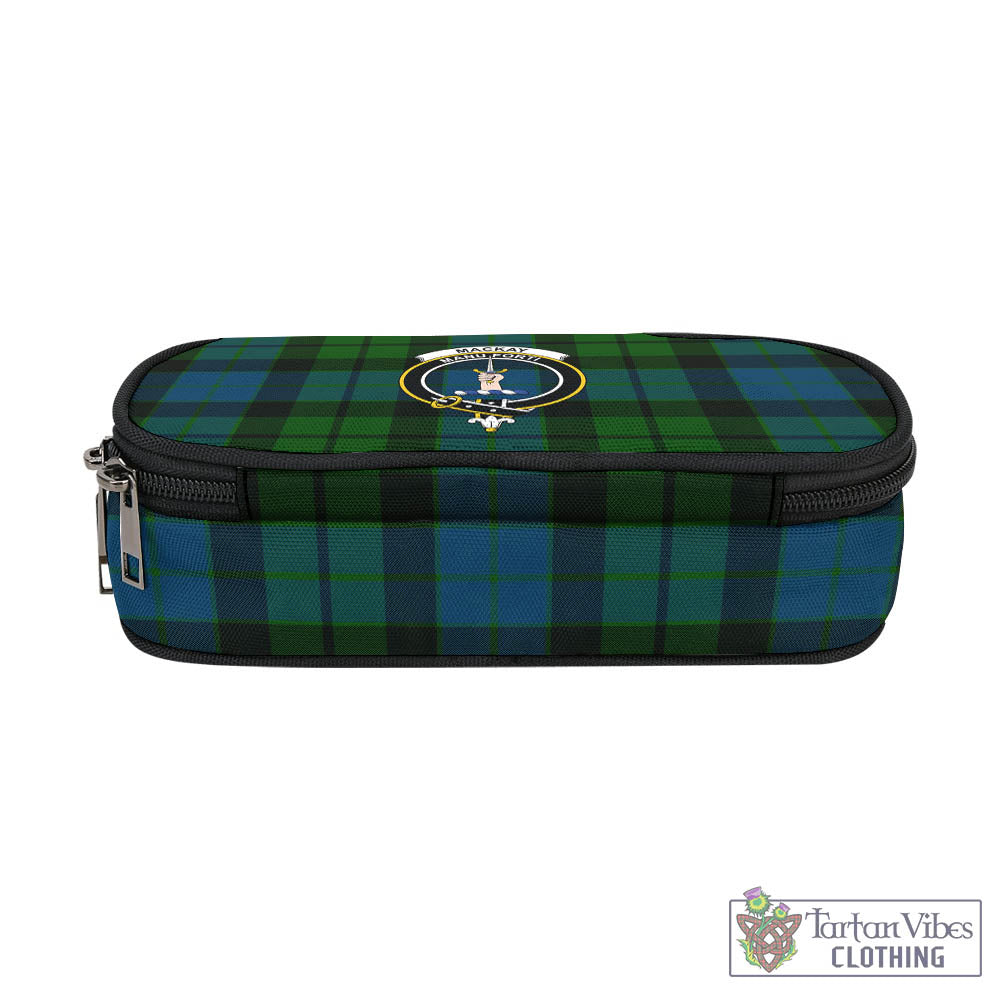 Tartan Vibes Clothing MacKay Modern Tartan Pen and Pencil Case with Family Crest
