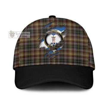 MacKay of Strathnaver Tartan Classic Cap with Family Crest In Me Style