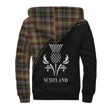 MacKay of Strathnaver Tartan Sherpa Hoodie with Family Crest Curve Style