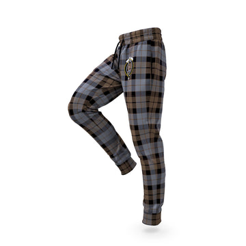 MacKay Weathered Tartan Joggers Pants with Family Crest