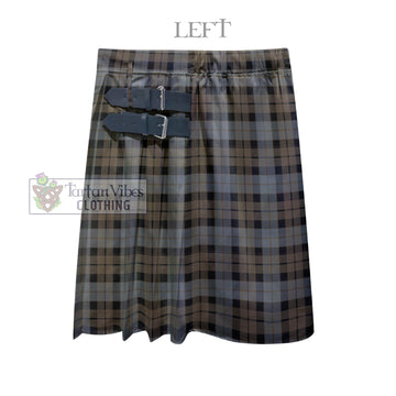 MacKay Weathered Tartan Men's Pleated Skirt - Fashion Casual Retro Scottish Kilt Style