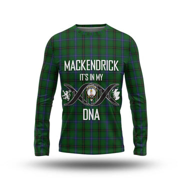 MacKendrick (McKendrick) Tartan Long Sleeve T-Shirt with Family Crest DNA In Me Style Unisex - Tartan Vibes Clothing