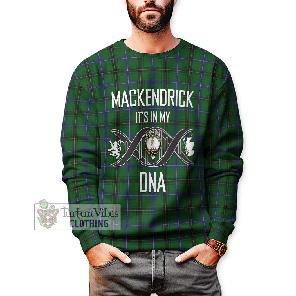 MacKendrick (McKendrick) Tartan Sweatshirt with Family Crest DNA In Me Style Unisex - Tartan Vibes Clothing