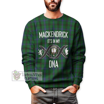 MacKendrick (McKendrick) Tartan Sweatshirt with Family Crest DNA In Me Style Unisex - Tartan Vibes Clothing
