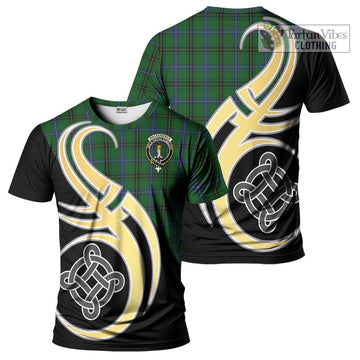 MacKendrick (McKendrick) Tartan T-Shirt with Family Crest and Celtic Symbol Style Kid's Shirt - Tartan Vibes Clothing