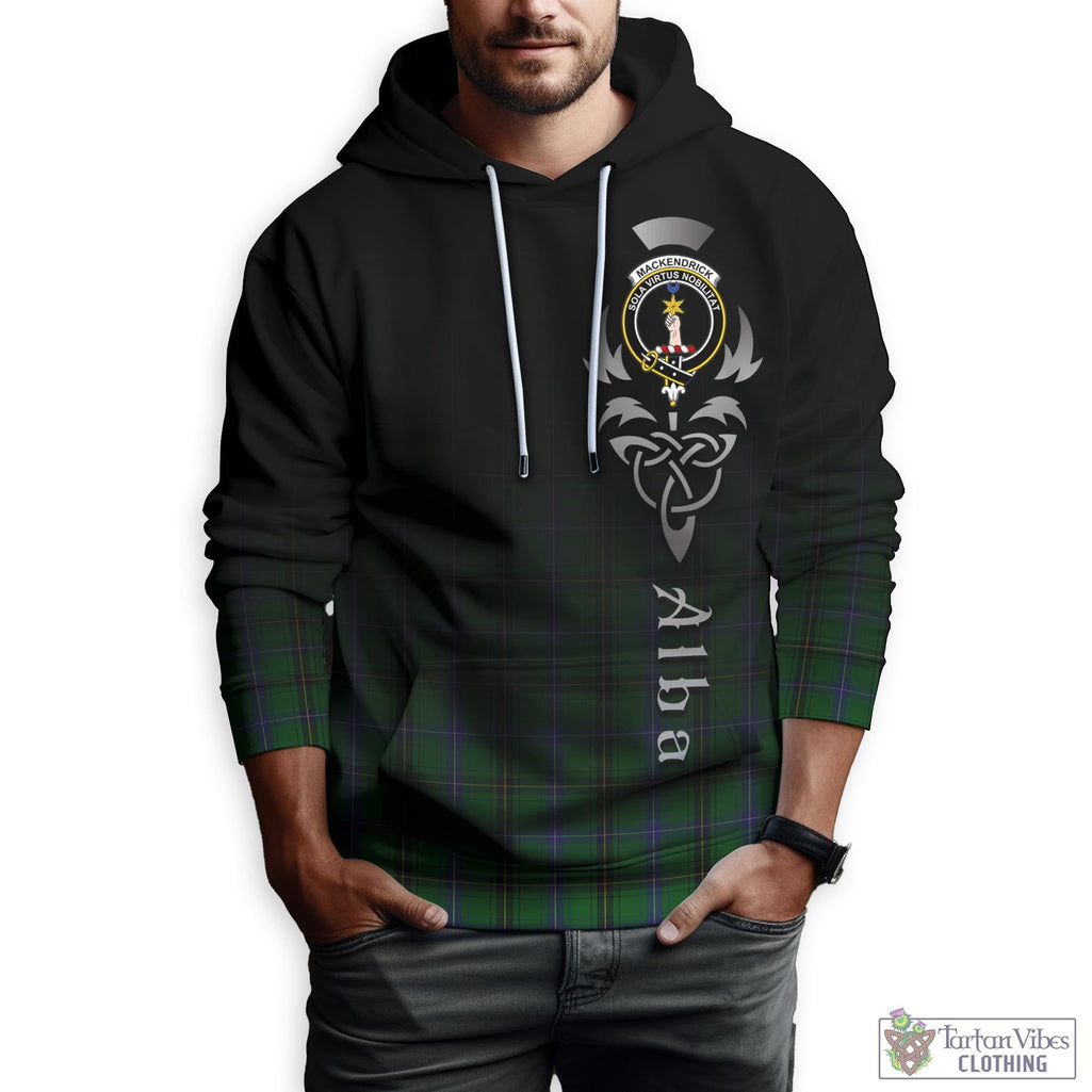 MacKendrick (McKendrick) Tartan Hoodie Featuring Alba Gu Brath Family Crest Celtic Inspired Zip Hoodie - Tartan Vibes Clothing