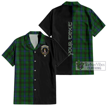 MacKendrick (McKendrick) Tartan Hawaiian Shirt with Family Crest and Half Of Me Style Kid - Tartan Vibes Clothing