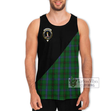 MacKendrick (McKendrick) Tartan Men's Tank Top with Family Crest and Military Logo Style Men - Tartan Vibes Clothing