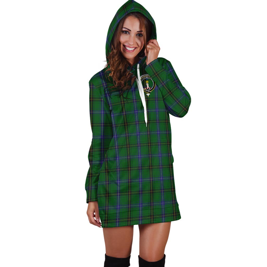 MacKendrick (McKendrick) Tartan Hoodie Dress with Family Crest - Tartan Vibes Clothing