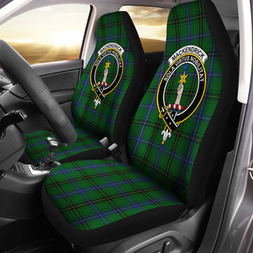MacKendrick (McKendrick) Tartan Car Seat Cover with Family Crest One Size - Tartan Vibes Clothing