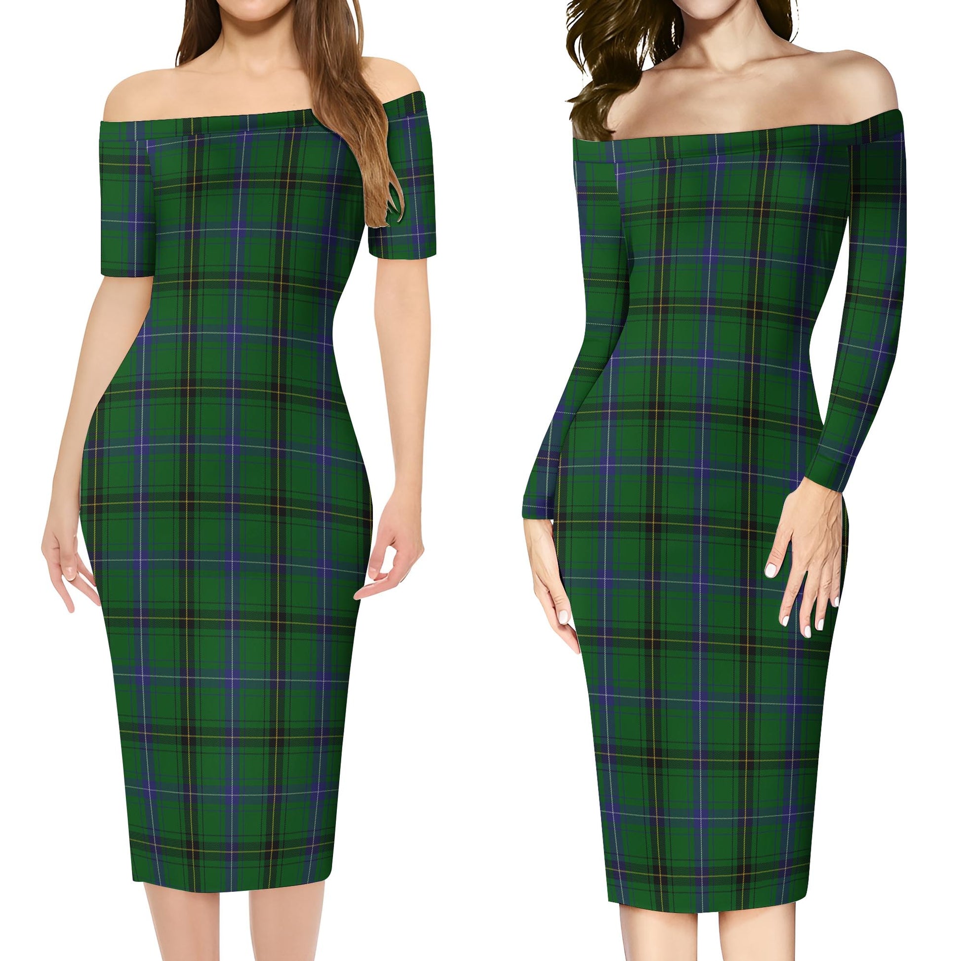MacKendrick (McKendrick) Tartan Off Shoulder Lady Dress Women's Dress - Tartan Vibes Clothing