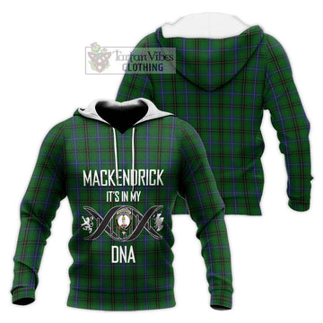 MacKendrick (McKendrick) Tartan Knitted Hoodie with Family Crest DNA In Me Style Unisex Knitted Pullover Hoodie - Tartan Vibes Clothing