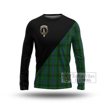 MacKendrick (McKendrick) Tartan Long Sleeve T-Shirt with Family Crest and Military Logo Style Unisex - Tartan Vibes Clothing