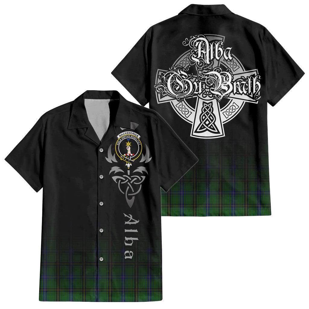 MacKendrick (McKendrick) Tartan Hawaiian Shirt Shirt Featuring Alba Gu Brath Family Crest Celtic Inspired Kid - Tartan Vibes Clothing
