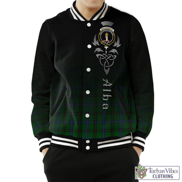 MacKendrick (McKendrick) Tartan Baseball Jacket Featuring Alba Gu Brath Family Crest Celtic Inspired Unisex - Tartan Vibes Clothing