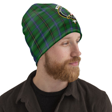 MacKendrick (McKendrick) Tartan Beanies Hat with Family Crest Adult 10.8 × 11 inches - Tartan Vibes Clothing