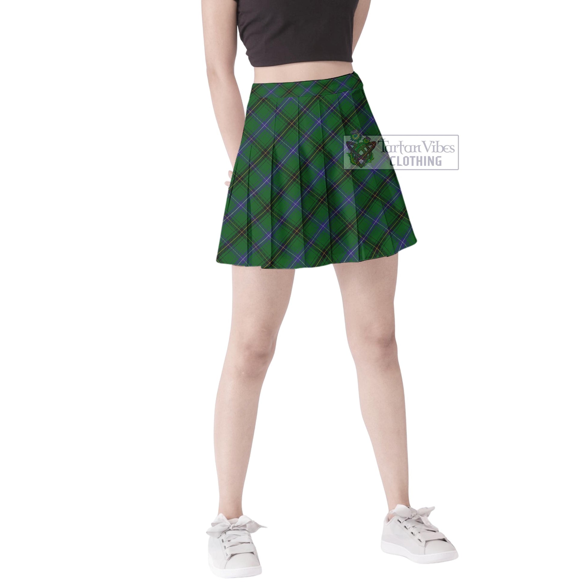 MacKendrick (McKendrick) Tartan Women's Plated Mini Skirt Cross Style Female - Tartan Vibes Clothing