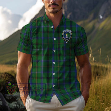 MacKendrick (McKendrick) Tartan Cotton Hawaiian Shirt with Family Crest Kid - Tartan Vibes Clothing