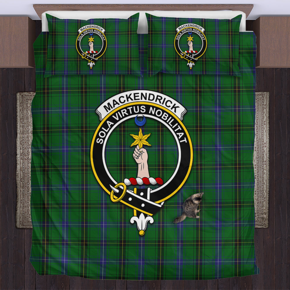 MacKendrick (McKendrick) Tartan Bedding Set with Family Crest US Bedding Set - Tartan Vibes Clothing