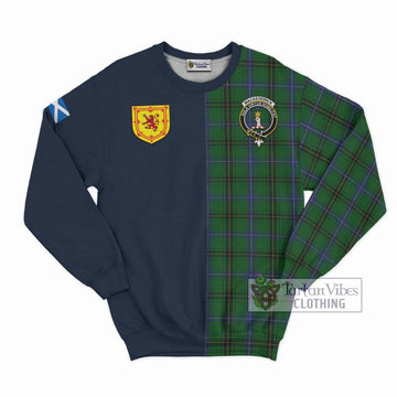 MacKendrick (McKendrick) Tartan Sweatshirt Alba with Scottish Lion Royal Arm Half Style Unisex - Tartan Vibes Clothing