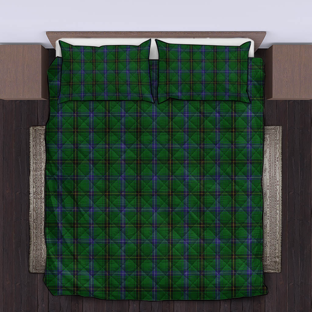 MacKendrick (McKendrick) Tartan Quilt Bed Set King - Tartan Vibes Clothing