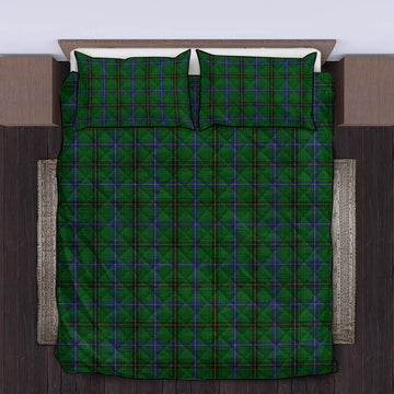 MacKendrick (McKendrick) Tartan Quilt Bed Set King - Tartan Vibes Clothing