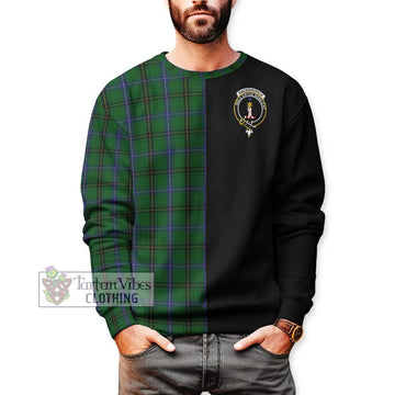 MacKendrick (McKendrick) Tartan Sweatshirt with Family Crest and Half Of Me Style Unisex - Tartan Vibes Clothing