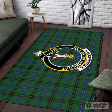 MacKendrick (McKendrick) Tartan Area Rug with Family Crest L 59*86 inch (150x220 cm) - Tartan Vibes Clothing