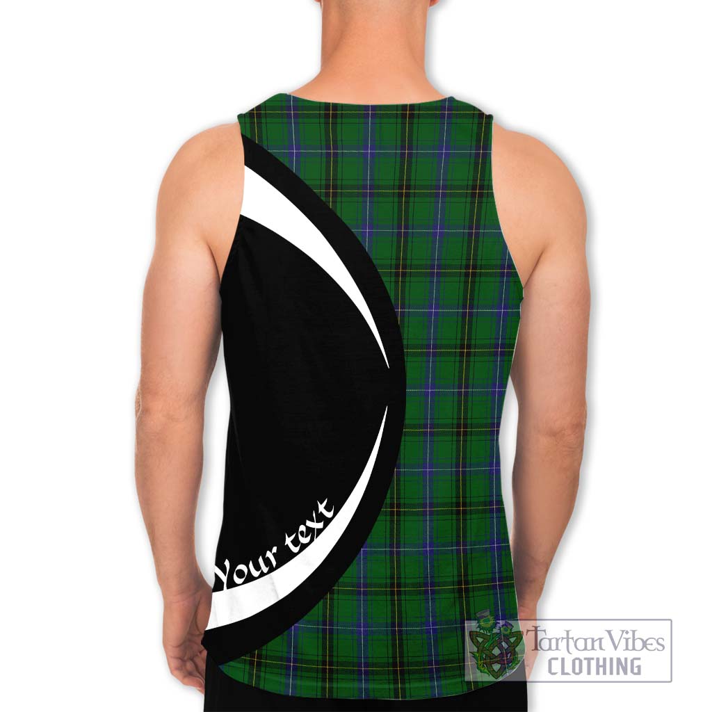 MacKendrick (McKendrick) Tartan Men's Tank Top with Family Crest Circle Style - Tartan Vibes Clothing