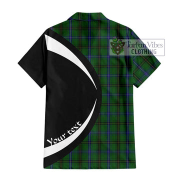 MacKendrick (McKendrick) Tartan Hawaiian Shirt with Family Crest Circle Style - Tartan Vibes Clothing