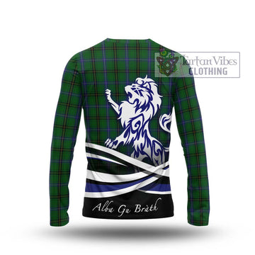 MacKendrick (McKendrick) Tartan Long Sleeve T-Shirt with Alba Gu Brath Regal Lion Emblem - Tartan Vibes Clothing