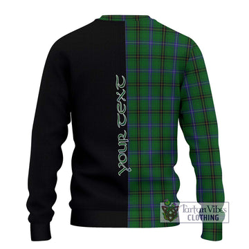 MacKendrick (McKendrick) Tartan Ugly Sweater with Family Crest and Half Of Me Style - Tartan Vibes Clothing