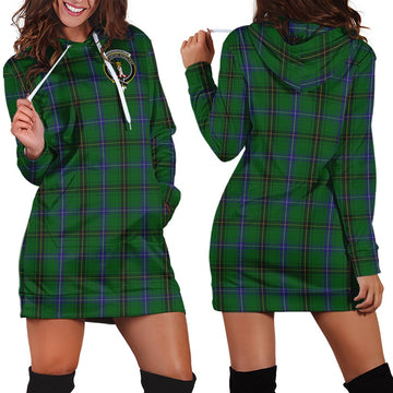 MacKendrick (McKendrick) Tartan Hoodie Dress with Family Crest - Tartan Vibes Clothing