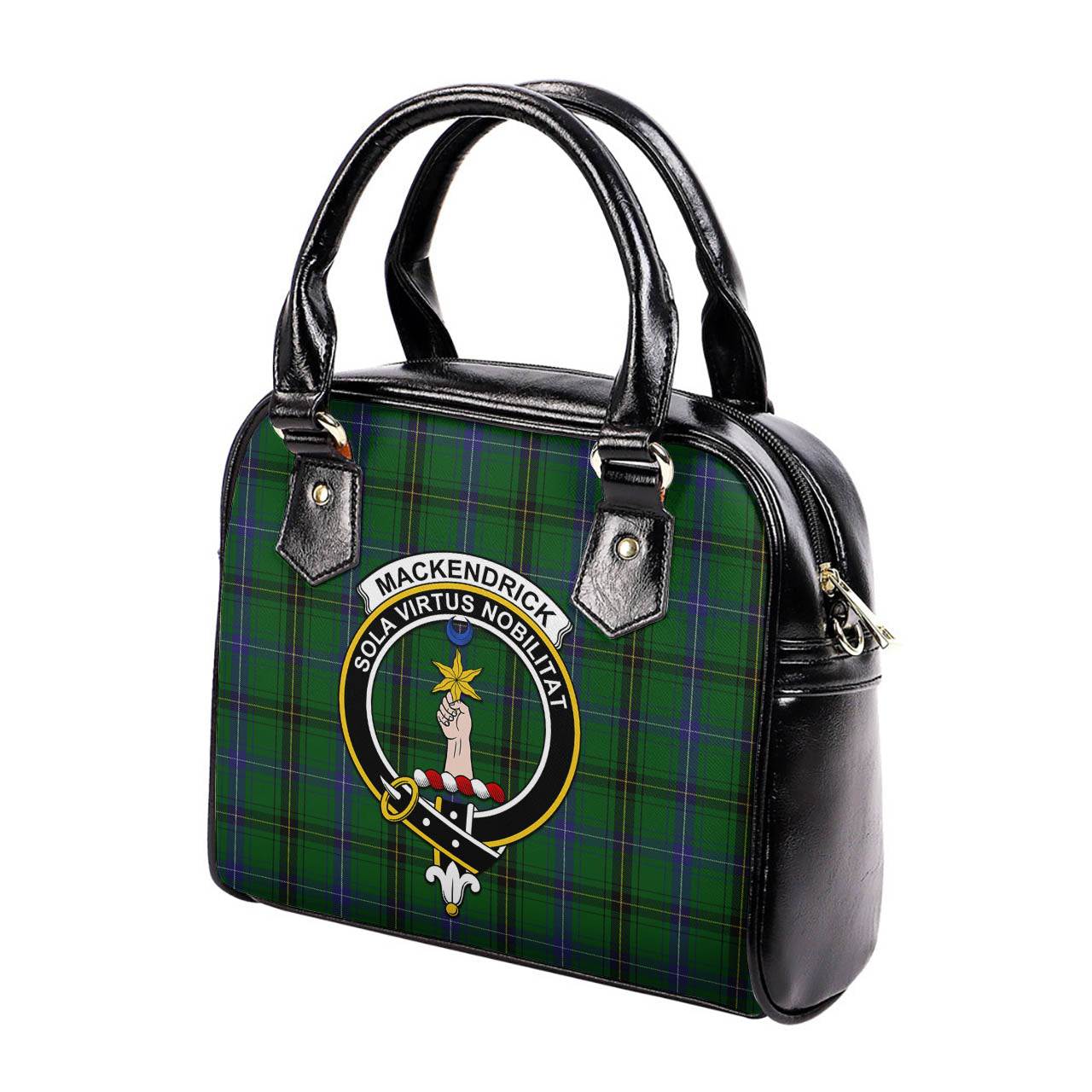 MacKendrick (McKendrick) Tartan Shoulder Handbags with Family Crest - Tartan Vibes Clothing