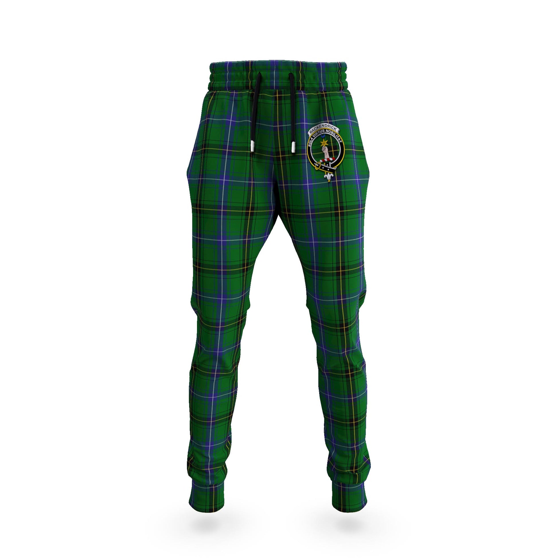 MacKendrick (McKendrick) Tartan Joggers Pants with Family Crest 5XL - Tartan Vibes Clothing