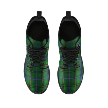MacKendrick (McKendrick) Tartan Leather Boots - Tartan Vibes Clothing