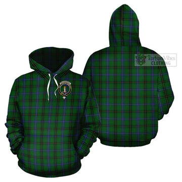 MacKendrick (McKendrick) Tartan Cotton Hoodie with Family Crest - Tartan Vibes Clothing