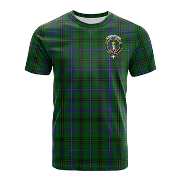 MacKendrick (McKendrick) Tartan T-Shirt with Family Crest - Tartan Vibes Clothing